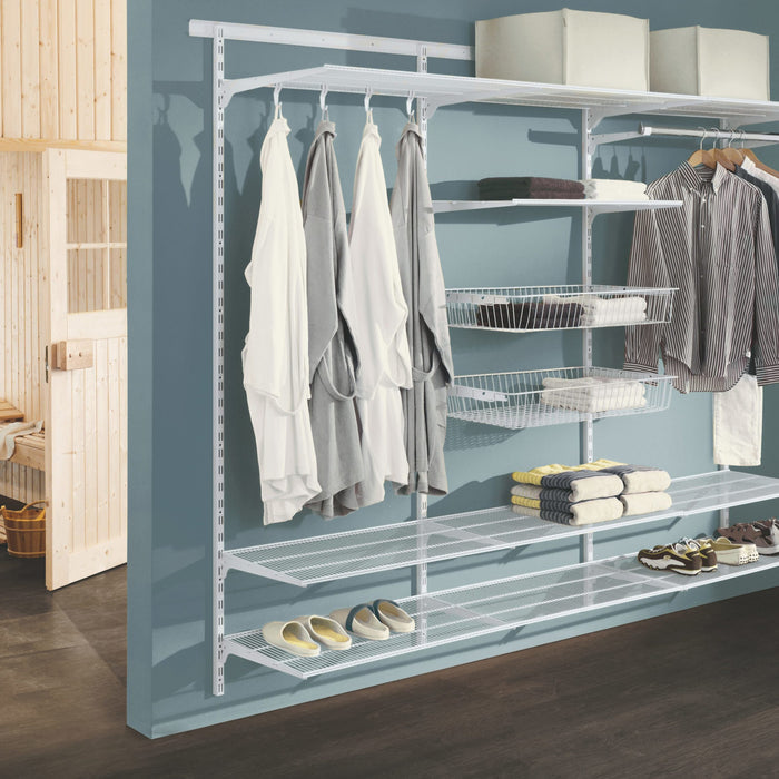 Ventilated Wire Shelf White 800x300mm