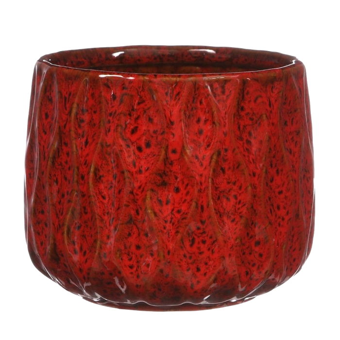 WAVE POT 15X12HCM RED Deventor