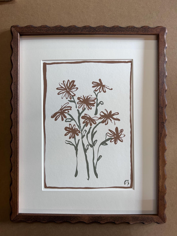 Wavy Wiggle Picture Frame — 20mm, Hand Painted, Bespoke Made to Order