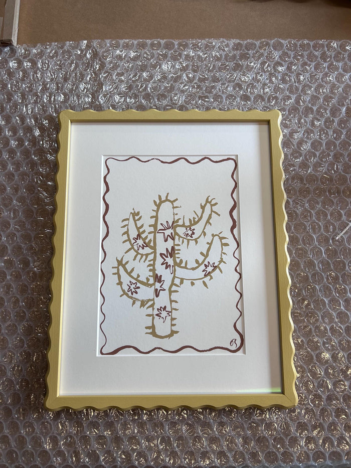 Wavy Wiggle Picture Frame — 20mm, Hand Painted, Bespoke Made to Order