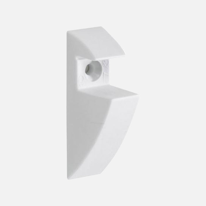 White 19mm Clip Brackets (Pair)