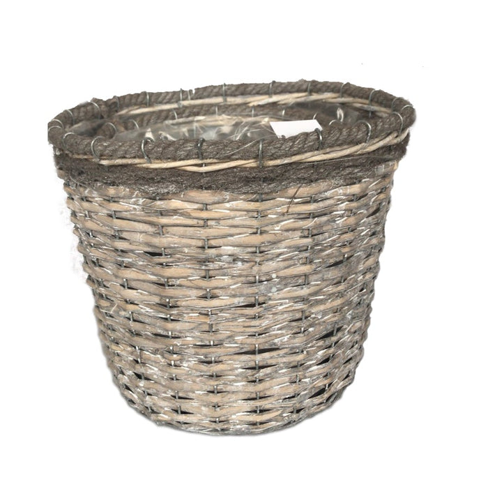 Willow Basket With Jute PH.HADJIGEORGIOU