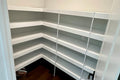 Wire Shelf Cover - Floating Style Shelf for a linen closet, pantry, laundry, wardrobe, garage. Any Size & Any Color