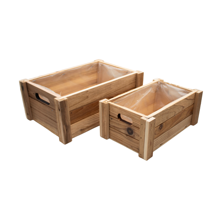 WOODEN FLOWER POT Deventor
