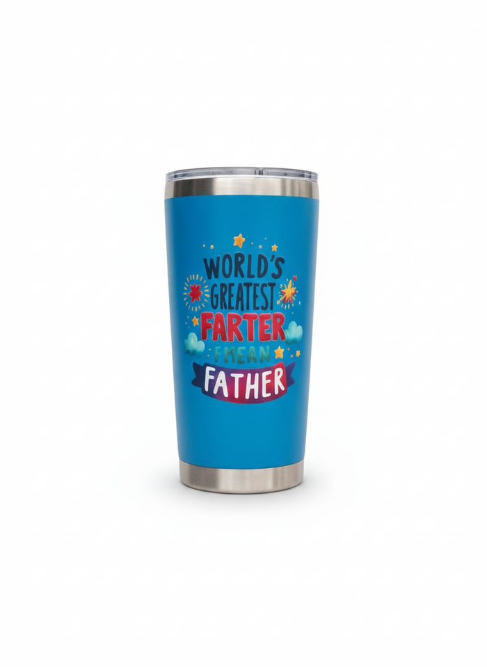 20 oz Tapered Stainless Steel Insulated Tumbler - UV-DTF Ready - Craftique Fusion Ltd