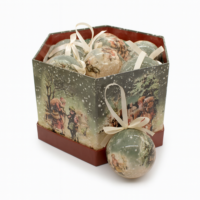 X-MAS BALL 7.5CM 14PCS Deventor