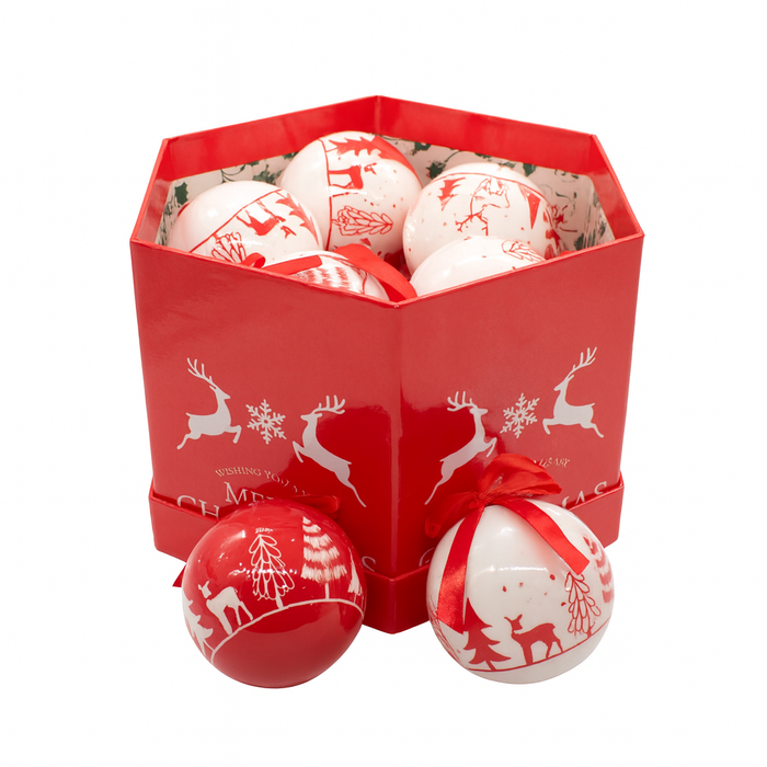 X-MAS BALL 7.5CM 14PCS Deventor