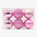 X-MAS BALL PINK 10CM 6PCS Deventor