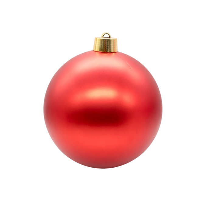 X-MAS BALL RED 25CM Deventor