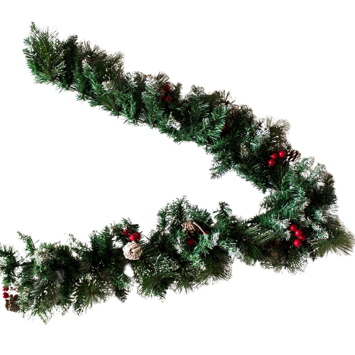 X-MAS GARLAND WITH SNOW 2 METER Deventor