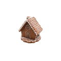 X-MAS HOUSE WITH LED 12X12X12CM Deventor